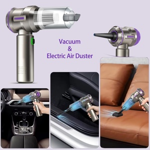 Aspirateur à main sans fil portable avec moteur à brosse, puissant, 3 vitesses, et souffleur d'air comprimé pour voiture - Product Image 4