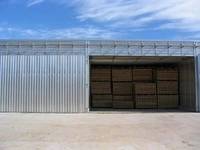 Four à bois carbonisé efficace, séchoir à bois, chambre de séchage du bois