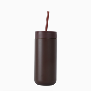 Stainless Steel Tumbler Outdoor Sports Vacuum Insulated <b>With</b> <b>Straw</b> Travel Cup Minimalist Design - Product Image 5
