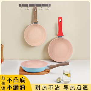 <b>Mini</b> Non-Stick Frying Pan 12Cm 14Cm 16Cm Pink Round For Eggs Induction And Open Flame Use - Product Image 5