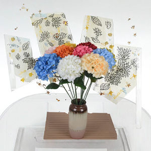 Fleur d'hortensia artificielle unique en soie 90, faite à la main, écologique, longue durée, accessoires de photographie, décoration florale - Product Image 3