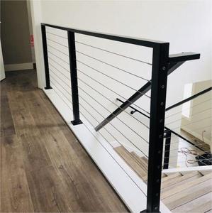 Système de <span class=keywords><strong>fixation</strong></span> sécurisé pour balustrade et balcon intérieur et extérieur antirouille avec câble métallique en acier inoxydable - Product Image 1