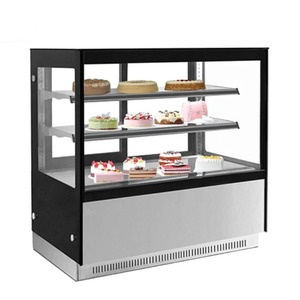 Réfrigérateur de présentation de gâteau de <span class=keywords><strong>comptoir</strong></span> en verre incurvé SPM réfrigérateur à tarte réfrigérateur d'affichage de gâteau de vitrine <span class=keywords><strong>du</strong></span> désert - Product Image 6