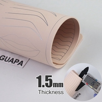Marque privée OEM Microshading Silicone tatouage pratique peau rose blanc argent impression sourcils et lèvres forme fausse peau