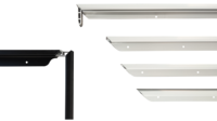 Rail de montage solaire à fixation par clip pour toiture à joint debout, surface anodisée, systèmes photovoltaïques pour toitures métalliques, fixations modulaires SUS304, toitures commerciales, résistant au vent
