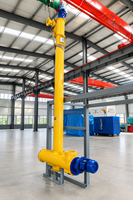 SDDOM Pièces de machines de construction LSY Système d'alimentation de silo à ciment Convoyeur à vis hélicoïdal tubulaire pour cendres volantes en poudre