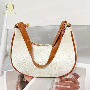 Pelle Sintetica Goffrata Stile <span class=keywords><strong>Vintage</strong></span> con Motivi Floreali Occidentali e Coda di Fenice 0,7MM per Borse, Scarpe e Stivali da Donna - Product Image 6