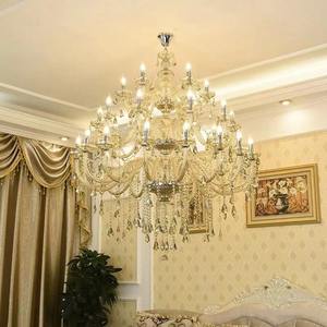 Lustre de plafond en cristal de style européen tendance pour escalier de villa, idéal pour hôtel - Product Image 3