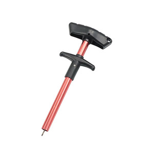 Removedor de Anzuelos de Aleación de Aluminio Tipo T, Herramienta Portátil para Quitar Anzuelos, Accesorio de Pesca, Color Rojo, Manipulación Segura de Peces - Product Image 5