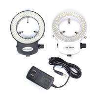 SANQTID LED-144 Mikroskop 144 Lampu LED Sumber Cahaya Cincin Digital Elektronik Video Kamera Industri Hitam Garansi 2 Tahun