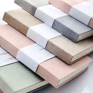 Premium Quality <b>A5</b> Luxury Linen Hardcover Notebook Planner Journal Agenda Diary <b>Notepad</b> Printed Sheets Customized Color - Product Image 3