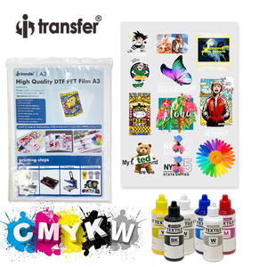 <span class=keywords><strong>Film</strong></span> PET DTF A3 pour impression par transfert, pelable à froid ou à chaud - Product Image 3