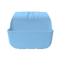 Bleu Silicone Évier Selle Caddy Organisateur Rack Éponges Titulaire Sur Le Robinet
