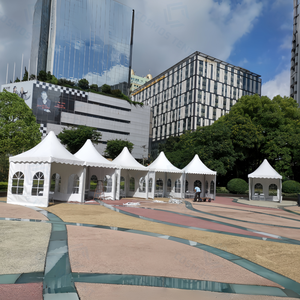 Tentes de promotion d'événement de salon commercial d'auvent de gazebo de plage de jardin extérieur style pagode pour diverses occasions - Product Image 3