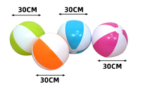 Ballon gonflable géant coloré, ballon en PVC épaissi, jouet d'extérieur pour l'eau et l'herbe, vente en gros pour les stands de parc, jouet pour enfants