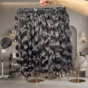 Nuevo Diseño 2026: Cabello Humano Remy Rizado Natural, Doble Trama, Puntas Completas, Teñible en Todos los Colores, para Tejido - Product Image 1