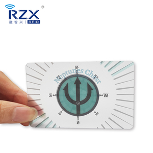Rzx lập trình 144byte NFC chip kiểm soát truy cập thẻ kinh doanh trong suốt rõ ràng pintable cho khách sạn sử dụng mẫu miễn phí sẵn sàng tàu - Product Image 2