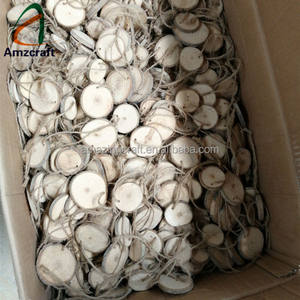 Découpe en bois Disques ovales ronds Sable en douceur Arbre <span class=keywords><strong>Dalle</strong></span> Taille personnalisée Prêt à DIY - Product Image 3