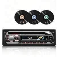 Reproductor de DVD para Auto Universal 1 Din en Oferta, con Bluetooth, Manos Libres, Radio FM, USB, Ranura para Tarjeta TF, Compatible con Reproducción de CD, VCD y MP4 para Todos los Vehículos