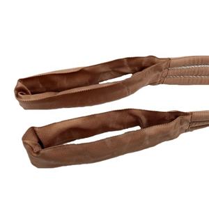 ポリエステル製アイアンドアイ6トンソフト丸型スリング、重量物吊り上げ用、欧州規格認証、軽量、高強度 - Product Image 2