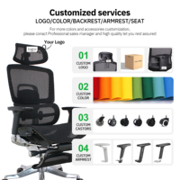 Foshan Aoda Mobilier de bureau Chaise de bureau ergonomique avec chaise de directeur certifiée BSCI Silla Ergonomica Cadeira Escritorio
