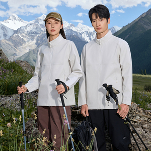 เสื้อโค้ทกันลมโพลีเอสเตอร์กันลมกันน้ำระบายอากาศเดินเขาฤดูใบไม้ผลิ - Product Image 5