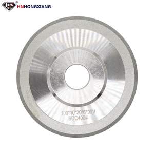 Muela abrasiva de diamante ranurado galvanizado de alta calidad Muela abrasiva de diamante con ranura en <span class=keywords><strong>V</strong></span> para carburo de tungsteno ranurado - Product Image 5