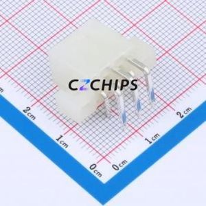 DLL-5569F-6AW Wire-to-Board Pin Header Bent Lead Through Hole,P=4.2mm Connector 2x3P 4.2mm Right Angle Insert 6P - Product Image 2