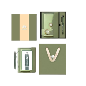 Personnalisé Papeterie Journal Ordinateur Portable En Cuir Exécutif Cadeau Ensemble - Product Image 5