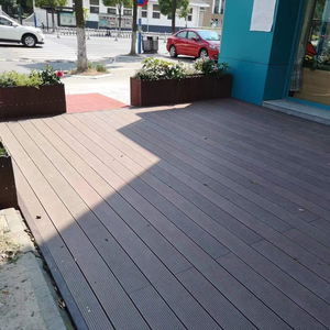 Revêtement de sol composite écologique imperméable imitation <span class=keywords><strong>bois</strong></span> pour <span class=keywords><strong>terrasse</strong></span> extérieure, patio et maison - Product Image 4