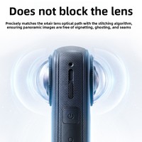 Aksesori Lensa Pelindung Kaca/PC Anti Gores yang Dapat Diputar, Kompatibel dengan Kamera Aksi Panorama Insta360 X4 Air