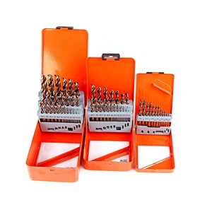 Jeu de forets hélicoïdaux SONGQI 25 pièces <span class=keywords><strong>HSS</strong></span> M35 DIN338 5% Cobalt à haute teneur en cobalt pour acier inoxydable/aluminium/<span class=keywords><strong>inox</strong></span> - Product Image 6