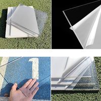Feuille durable ignifuge flexible transparente de polycarbonate de protection UV plate de 6mm 10mm pour des applications extérieures de parc de toit