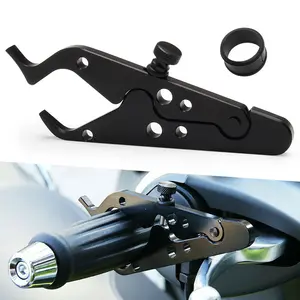 Abrazadera de Control de crucero para motocicleta, bloqueo de acelerador Universal para motocicleta, controlador de crucero, accesorio para motocicleta