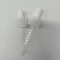 Capuchon compte-gouttes en verre aluminium-plastique brillant 18/410 avec impression en soie