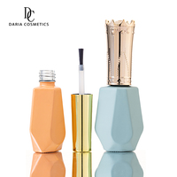 Bouteilles de gel en vrac 10 ml, flacons de vernis à ongles vides en verre avec pinceau, pour nail art