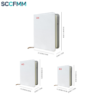 Carnet de notes SCCFMM en similicuir rechargeable avec noyau intérieur pour impression par sublimation et transfert thermique