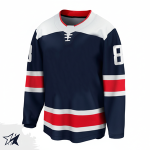 Hokey เสื้อเจอร์ซีย์น้ำแข็งแขนยาวเสื้อฮ็อกกี้น้ำแข็งสำหรับผู้ผลิตทีมจากประเทศปากีสถาน - Product Image 1