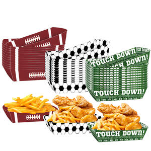 Caja de Papel para Frituras y Hamburguesas con Diseño de Partido de Fútbol Americano 2026 para Fanáticos del Fútbol - Product Image 1