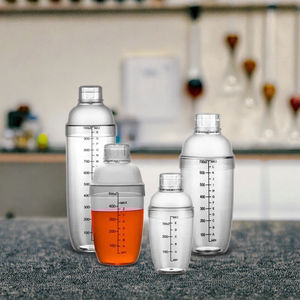Shaker per Cocktail Trasparente da 700ml <span class=keywords><strong>in</strong></span> Plastica Alimentare Ecologica con Scala Graduata, Strumento da Bar per Ristoranti, Cucine e Bar Domestici - Product Image 4