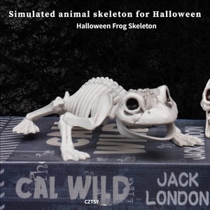Adornos Decorativos <span class=keywords><strong>de</strong></span> Halloween con Forma <span class=keywords><strong>de</strong></span> <span class=keywords><strong>Esqueleto</strong></span> <span class=keywords><strong>de</strong></span> <span class=keywords><strong>Rana</strong></span>, Simulación <span class=keywords><strong>de</strong></span> Animales, para Decoración <span class=keywords><strong>de</strong></span> Bares y Casas Encantadas - Product Image 4