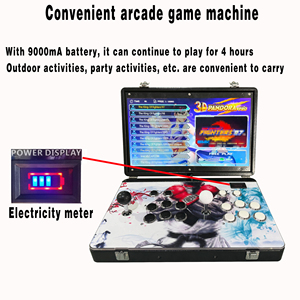 G-010 Machine de jeu d'arcade en métal de 17 pouces avec joystick, anglais/espagnol, à monnayeur, King Fighters 3D <span class=keywords><strong>Pandora</strong></span> Box, rechargeable, pour enfants 3 ans et plus - Product Image 4