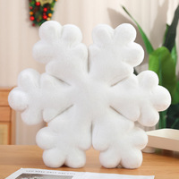Coussin décoratif flocon de neige de Noël, coussin de siège arbre de Noël