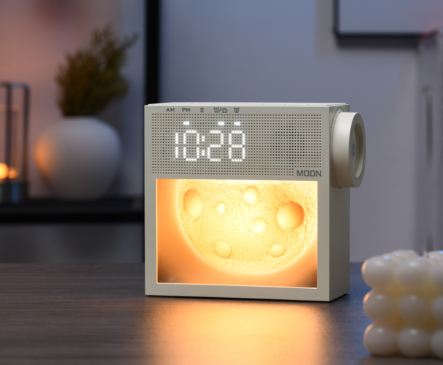 Bedroom Dual Alarm Clock with Snooze Wake up Light 20 Natural White Noise 25 Ringtones Timing Function  Night Light
