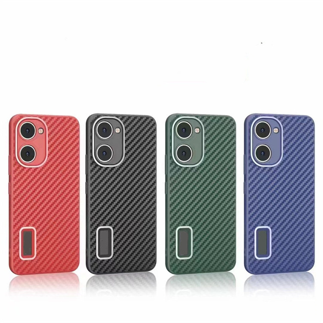 Shockproof Protective Cover for Samsung Galaxy A07/A17/M16/A06/A56/A36/A16/M35/A55/A05S Carbon Fiber Texture Luxury Phone Case