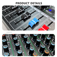 Table de mixage audio professionnelle TK12, 12 canaux, 99DSP, 48V, table de mixage DJ à succès pour la scène, studio, équipement audio essentiel