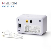 MU48W 12V 8000mAh Mini UPS sumber daya tunggal untuk CCTV Broadband perlengkapan telekomunikasi WiFi Router memecahkan masalah daya mendadak