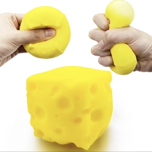 Jouet de pression en forme de <span class=keywords><strong>fromage</strong></span> carré, créatif, anti-stress, nouveauté transfrontalière - Product Image 1