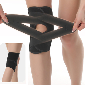 Genouillère réglable Boer avec sangles croisées, manchon de compression professionnel pour déchirure du ménisque, course à pied et randonnée - Product Image 6