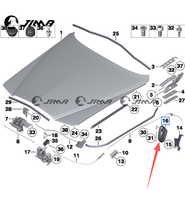 Poignée de déverrouillage du capot pour Rolls-Royce Phantom OE 51437059119, pièces de rechange automobiles de luxe
